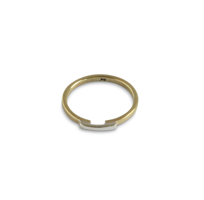 Ting Goods Ring TWO TONE Messing