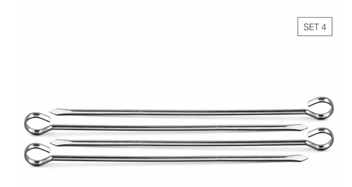 Schaschlikspieße 4er-Set
