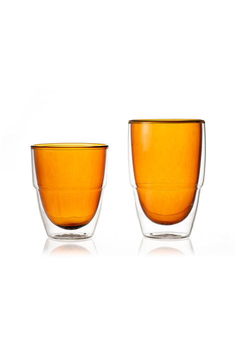 STACK doppelwandiges Glas Amber