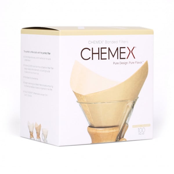 Chemex-Filter für 6, 8 und 10 Tassen: natur / quadratisch (FSU-100)