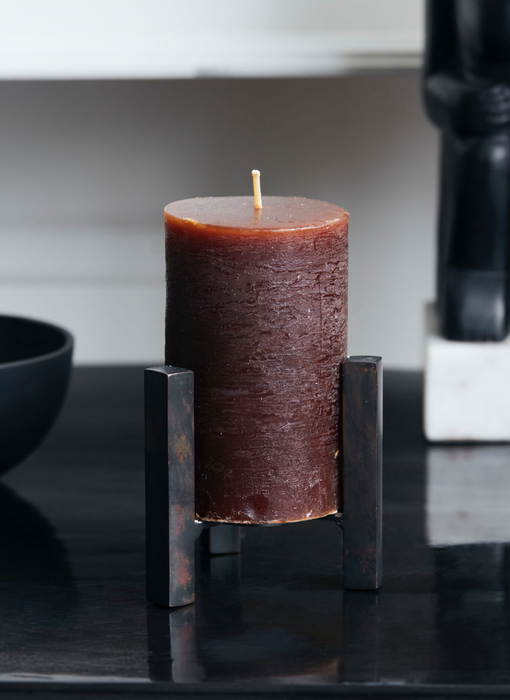 Pillar Candle, Rustic Wax große