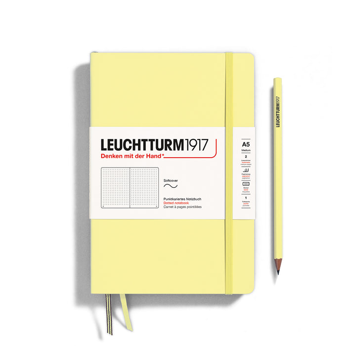 Notizbuch Medium (A5) - Softcover - 123 nummerierte Seiten