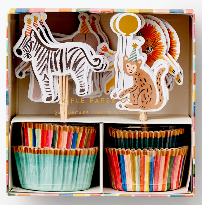 Cupcake Kit - Party Animals