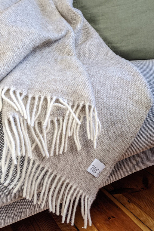 Coudre Berlin Wolldecke - Pickstitch - Wool Blanket Limestone