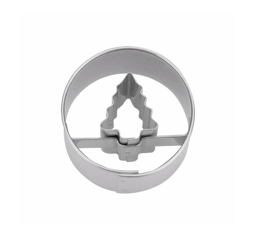 städter keksausstecher linzer tannenbaum in ring mini